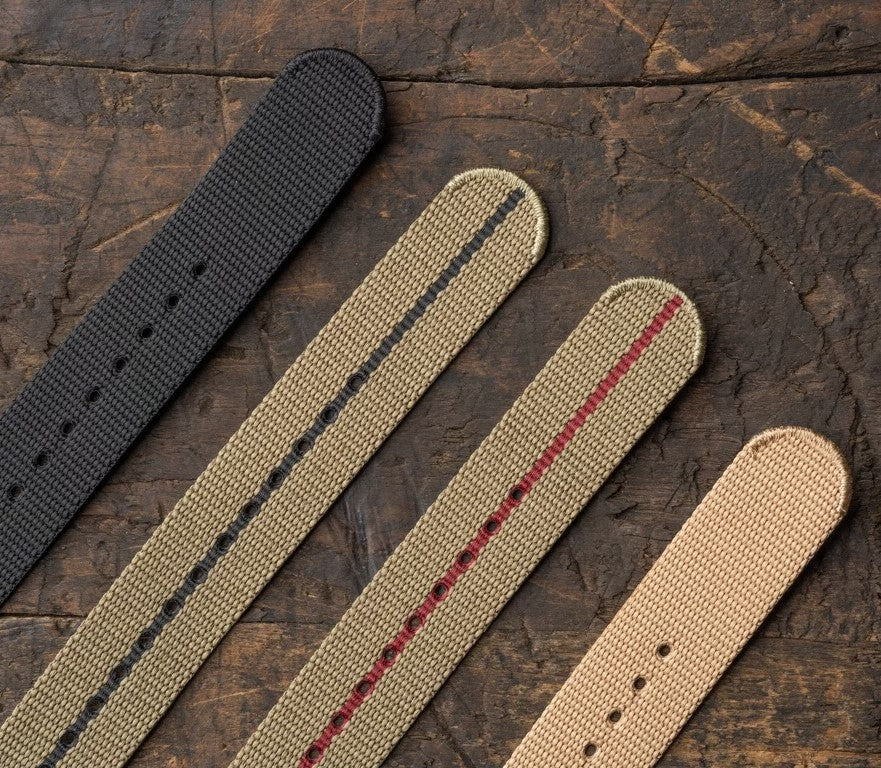 Five Eye Nylon Watch Strap - Stripe - Image 6