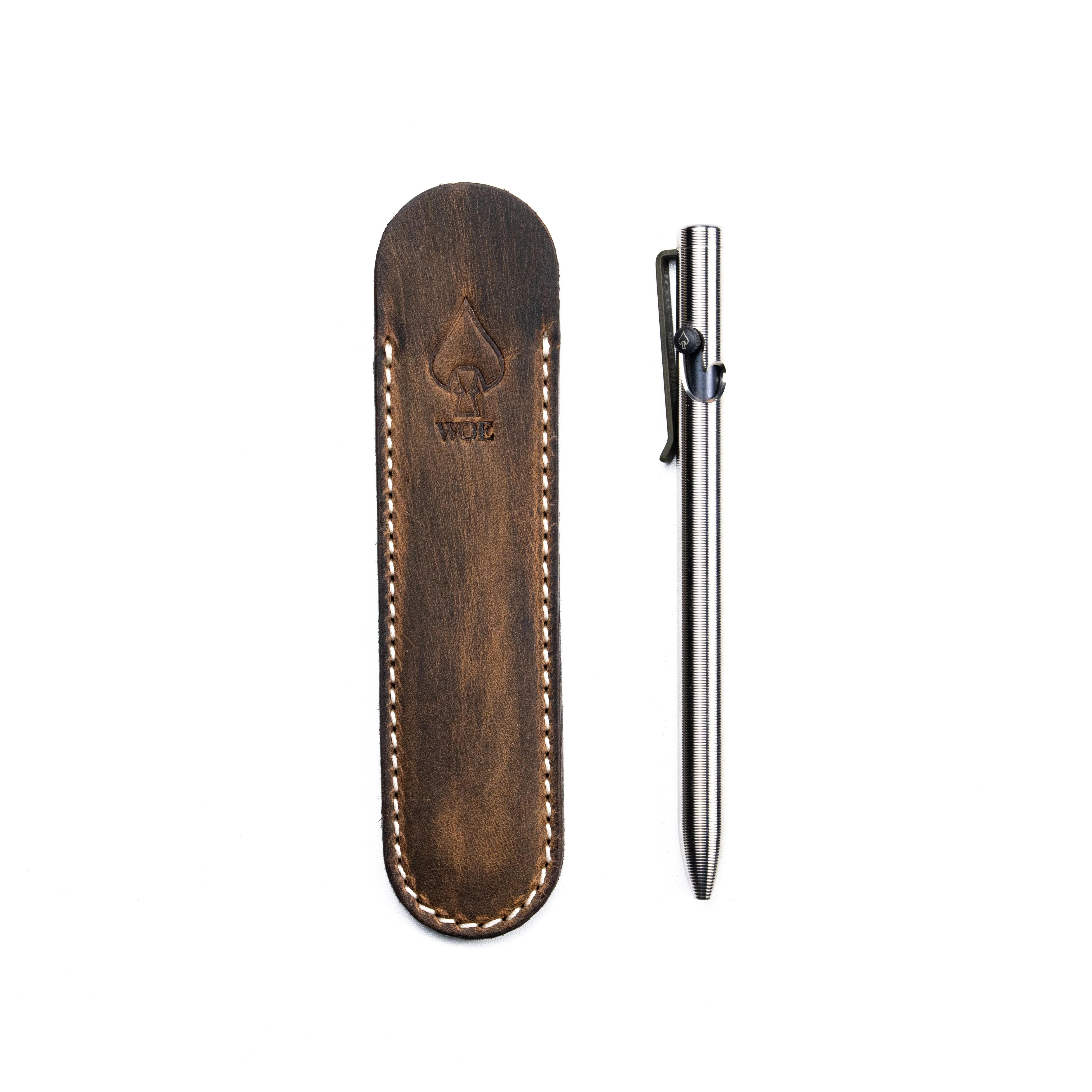 W.O.E. Leather Pen Sleeve - Image 4